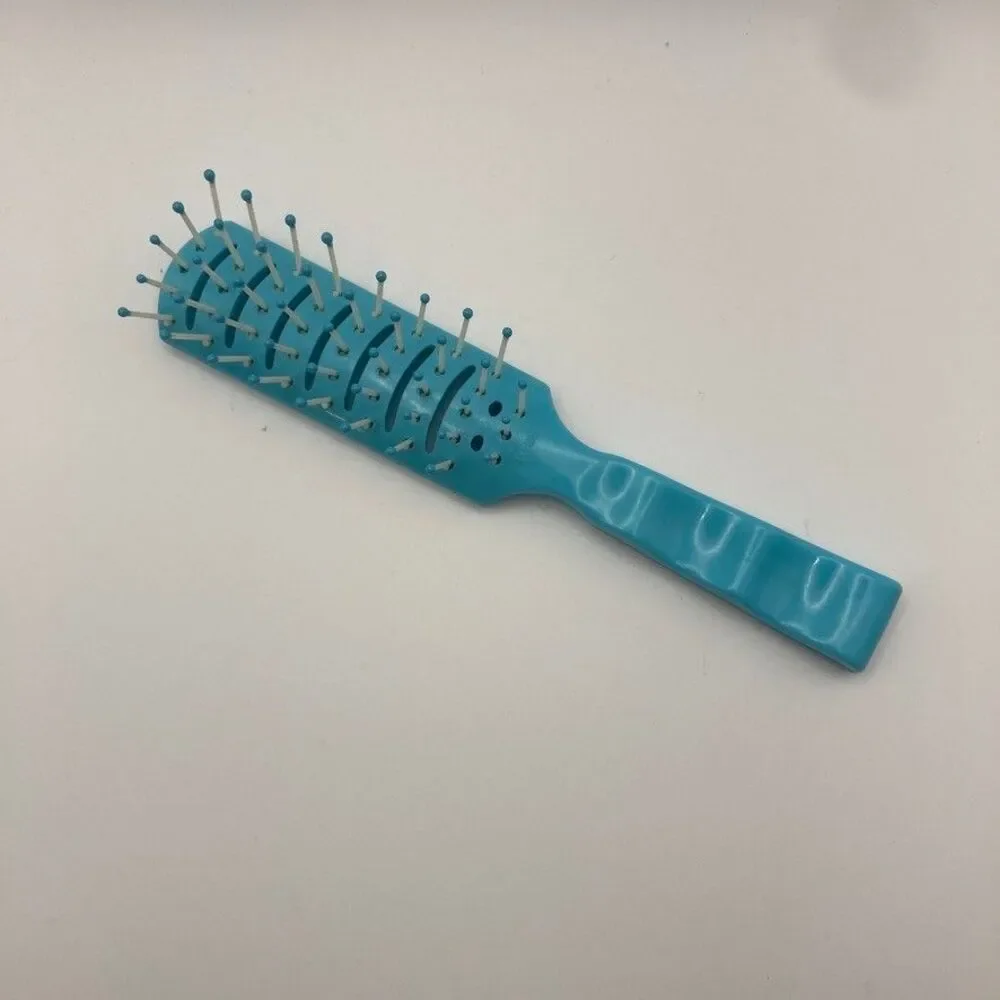 Sekine Vintage Plastic Brush Teal Blue‎ 6 inches #32970